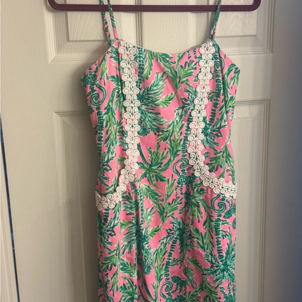 Lilly Pulitzer Pink and Green Dress